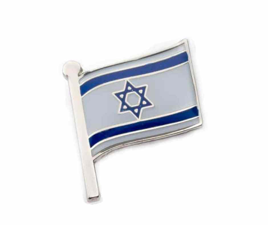 Israel-flag-gold